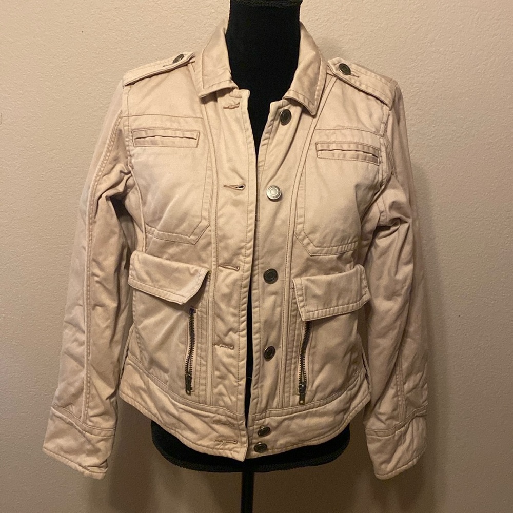American Eagle Pale Pink Jacket - Picture 1 of 9